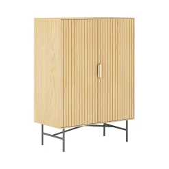 Skap HOME4YOU Bassel 80x40x110 cm 3D melamin