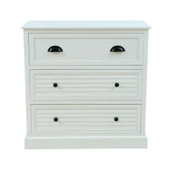 Skap HOME4YOU Meldon hvit 80x35x80 cm