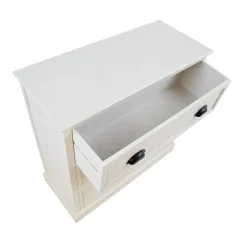 Skap HOME4YOU Meldon hvit 80x35x80 cm