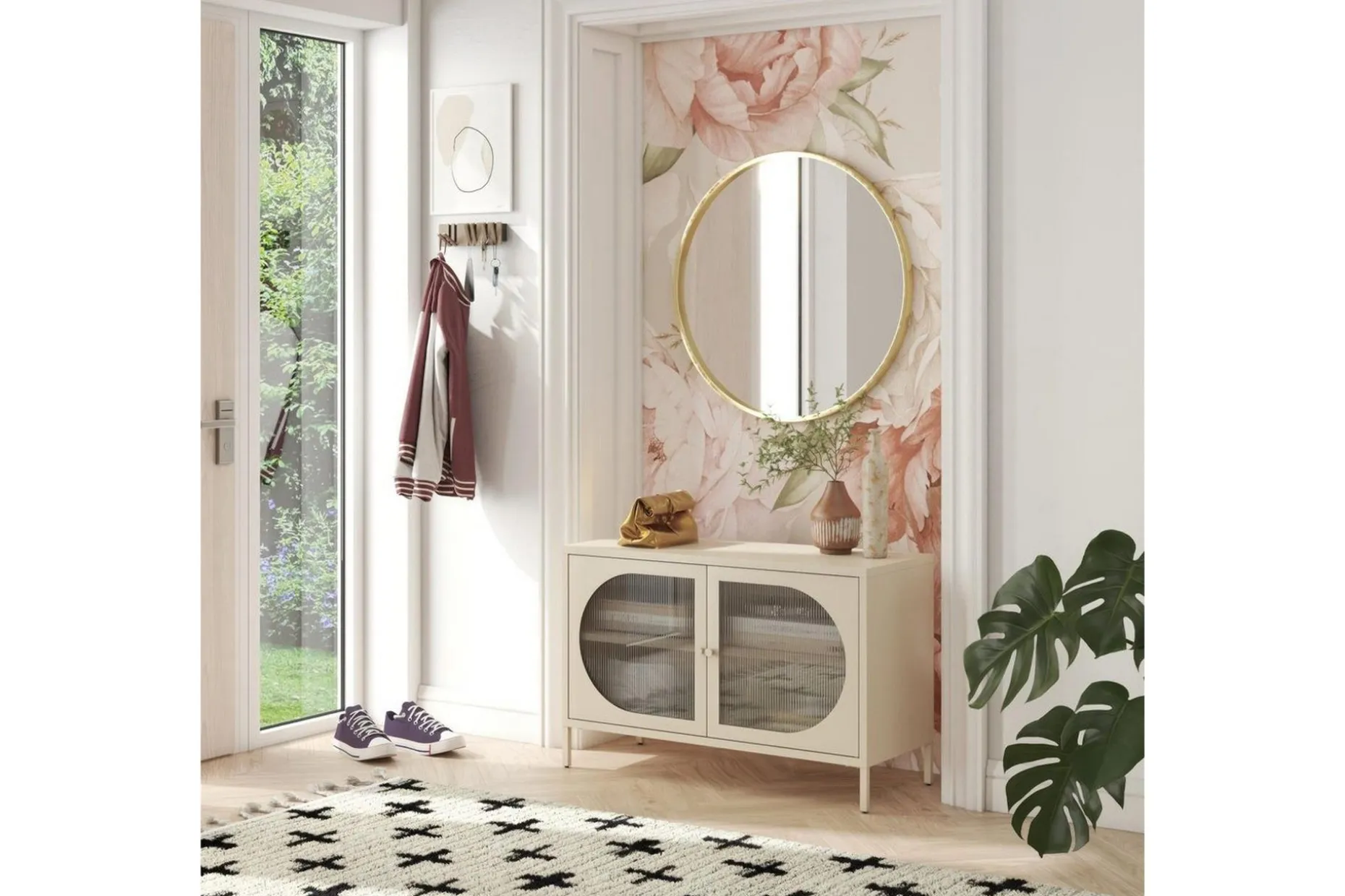 Skap Luna 100x40x64 cm, Pergament