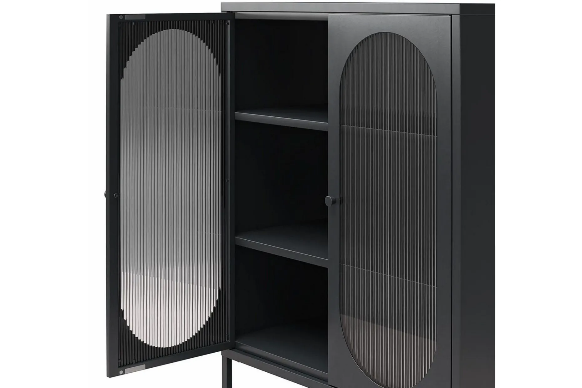 Skap Luna 80x40x102 cm, Svart