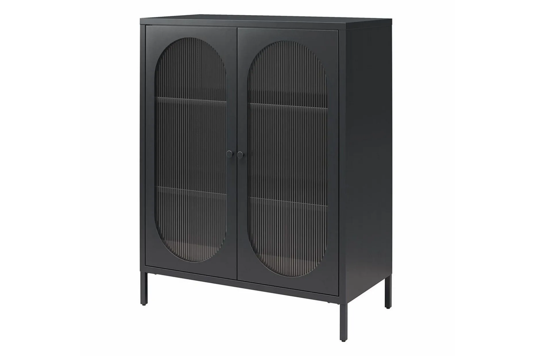 Skap Luna 80x40x102 cm, Svart