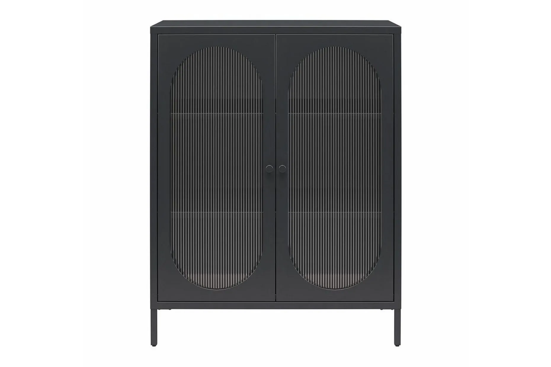Skap Luna 80x40x102 cm, Svart