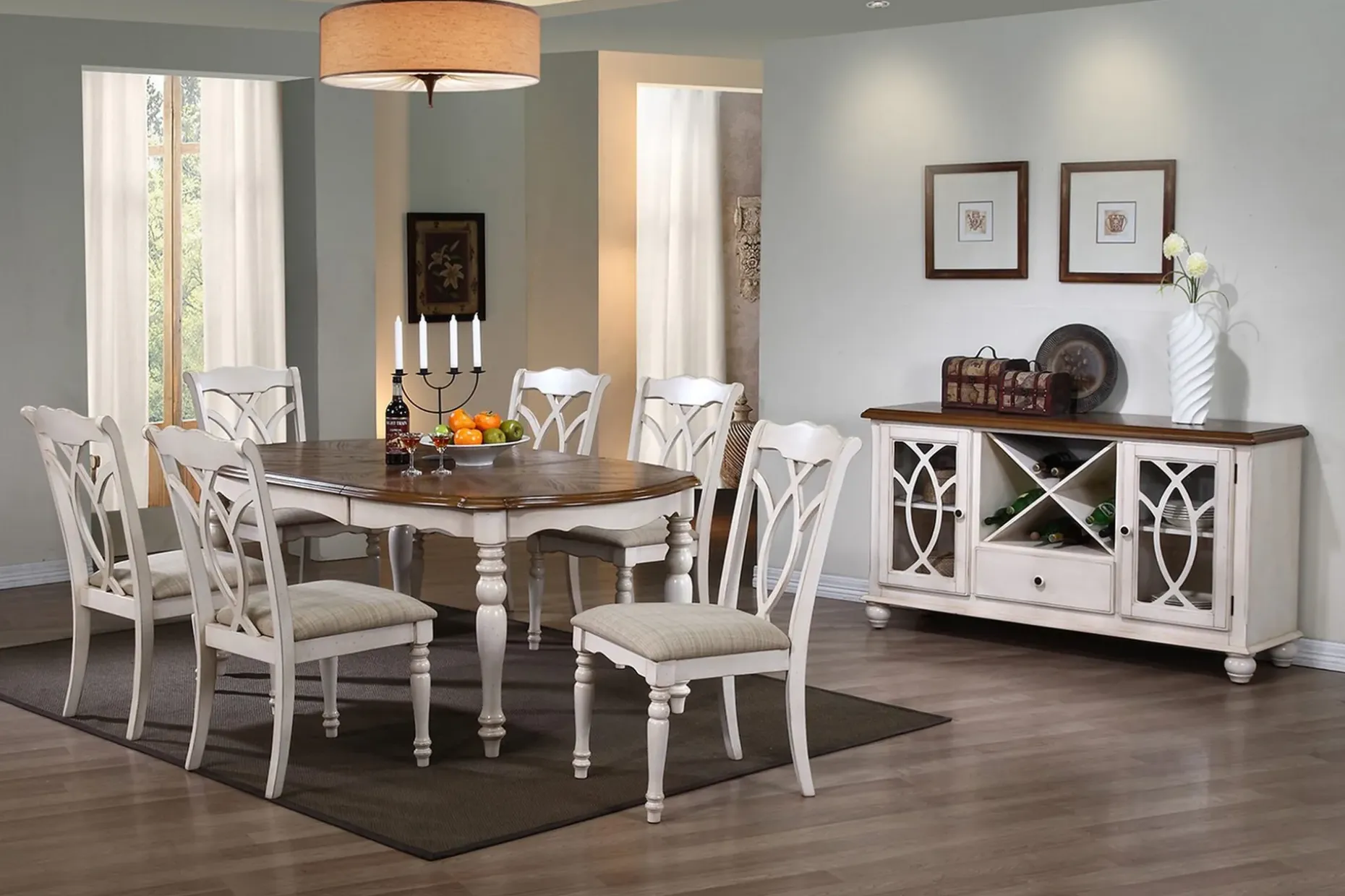 Skjenk LILY 152x46xH84cm eikefiner/MDF