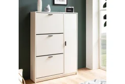 Skoskap Wohnling med 3 vippbare rom 1 dør melaminbelagt MDF moderne