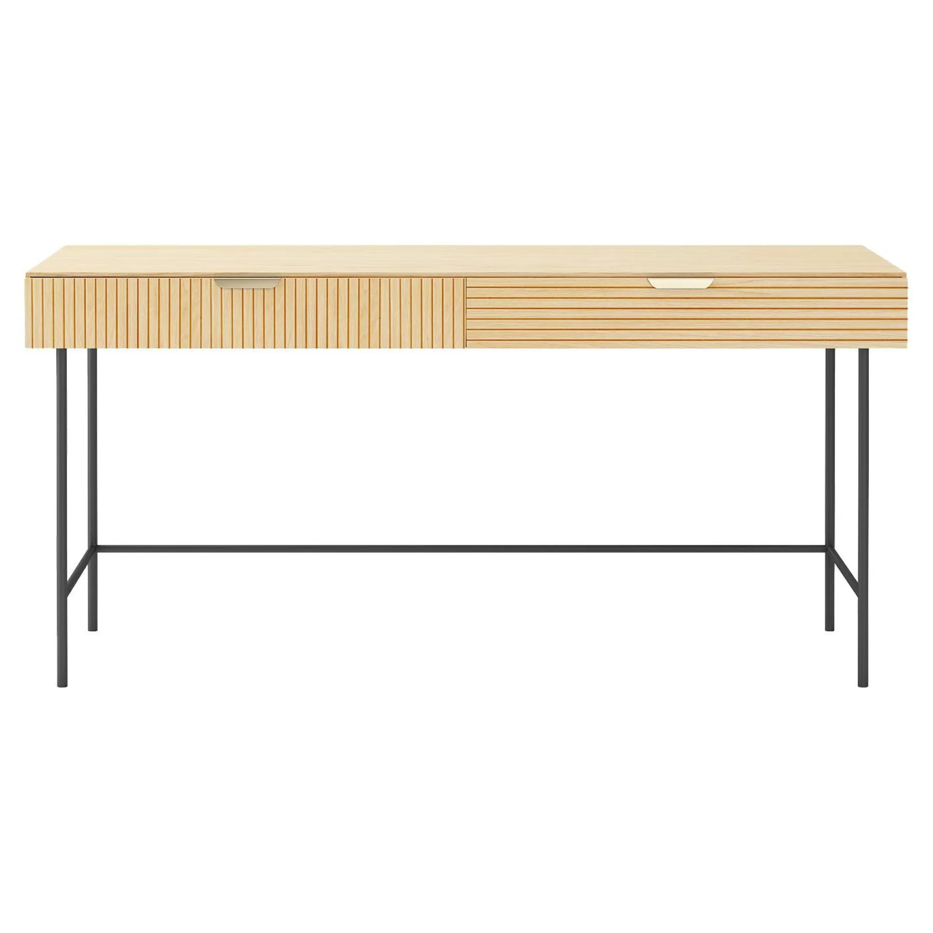 Skrivebord HOME4YOU Bassel 120x60x75 cm 3D melamin