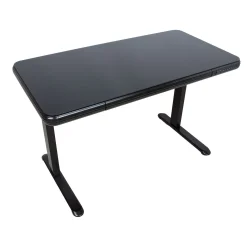 Skrivebord HOME4YOU Ergo Fit med 1 motor 122x62x73,5-118 cm Svart
