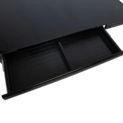 Skrivebord HOME4YOU Ergo Fit med 1 motor 122x62x73,5-118 cm Svart