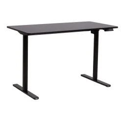 Skrivebord HOME4YOU Ergo Light med 1 motor 120x60x72,5–117,5 cm Svart
