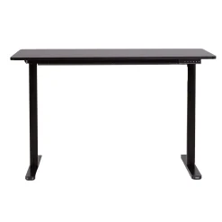 Skrivebord HOME4YOU Ergo Light med 1 motor 120x60x72,5–117,5 cm Svart