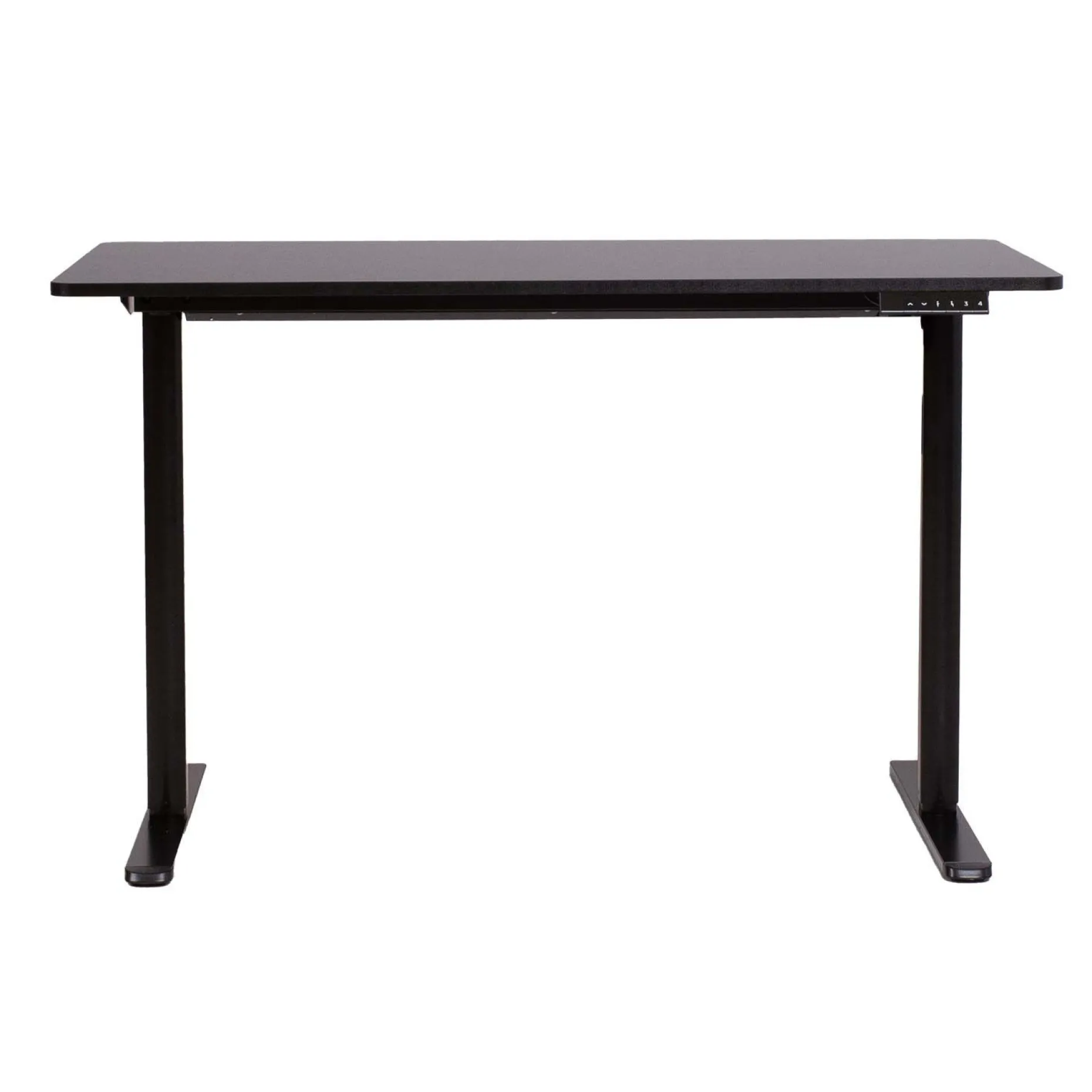 Skrivebord HOME4YOU Ergo Light med 1 motor 120x60x72,5–117,5 cm Svart