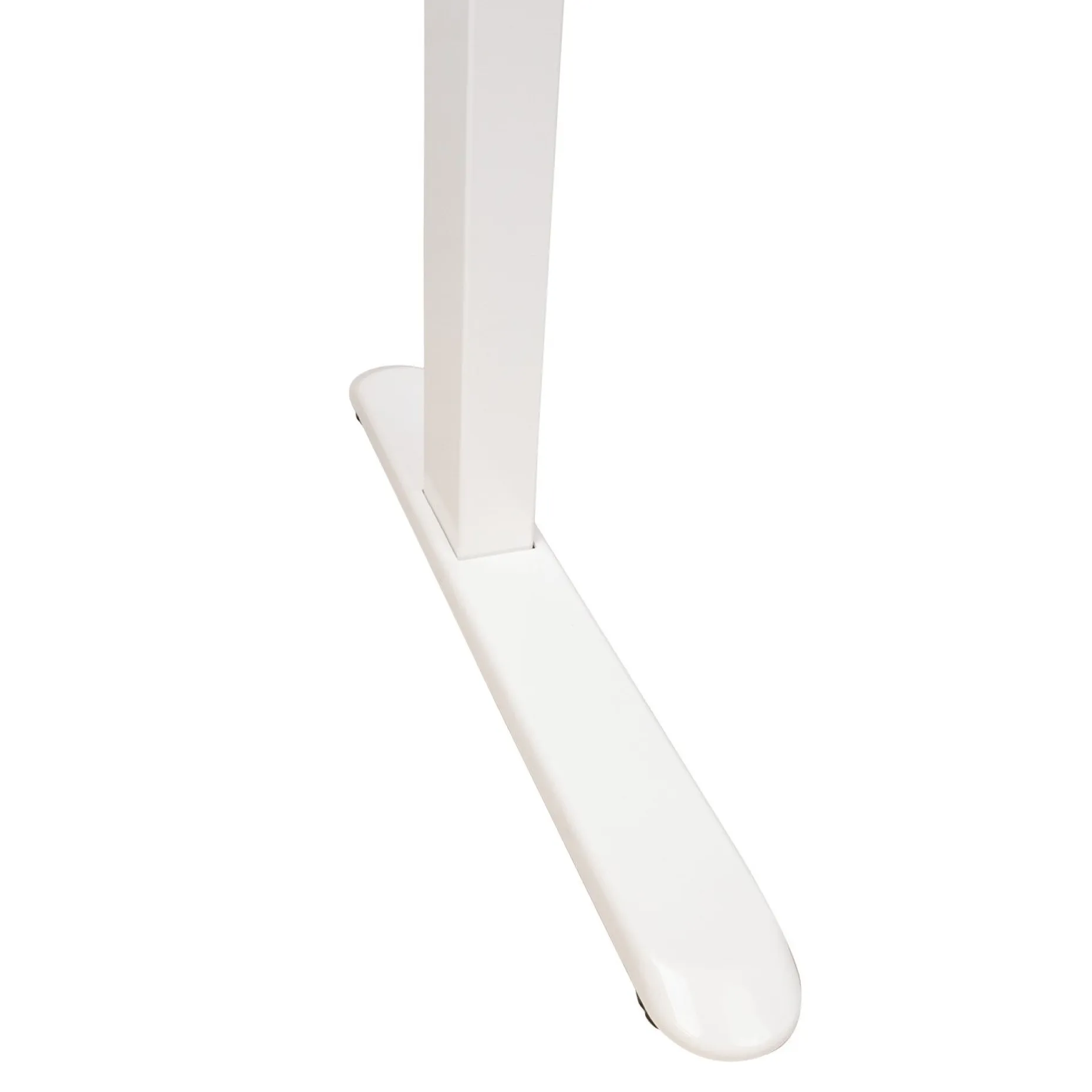 Skrivebord HOME4YOU Ergo med 1 motor 120x60x72-121 cm eik/hvit