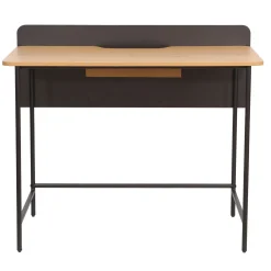 Skrivebord HOME4YOU Harper 100x49,5x85 cm ask/svart
