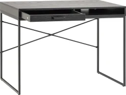 Skrivebord HOME4YOU Seaford 110x45x75 cm svart