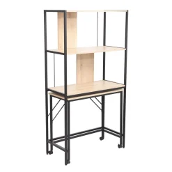 Skrivebord/hylle HOME4YOU Lester 84x40x160 cm melamin