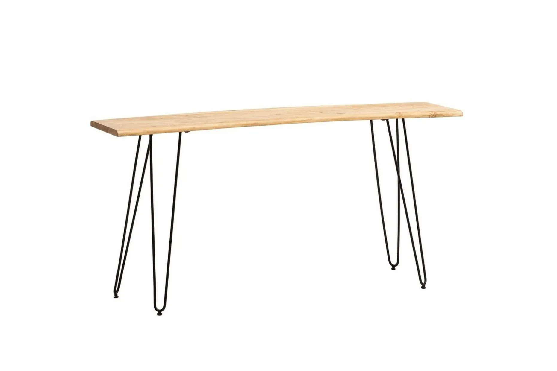 Skrivebord Wohnling Heltre 150 cm Trekantet kant med hårnålben Landlig stil