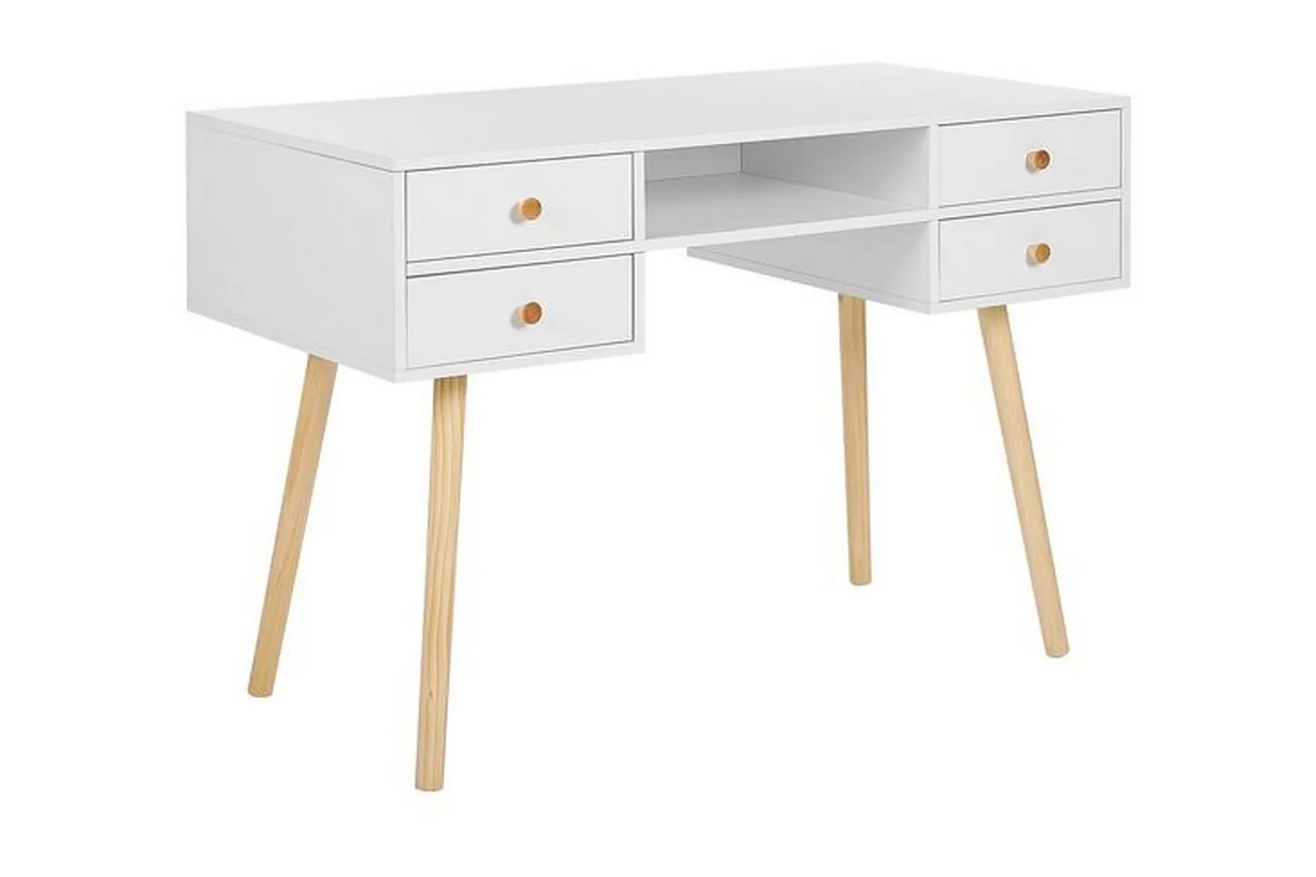 Skrivebord 110 x 55 cm Hvit LEVIN