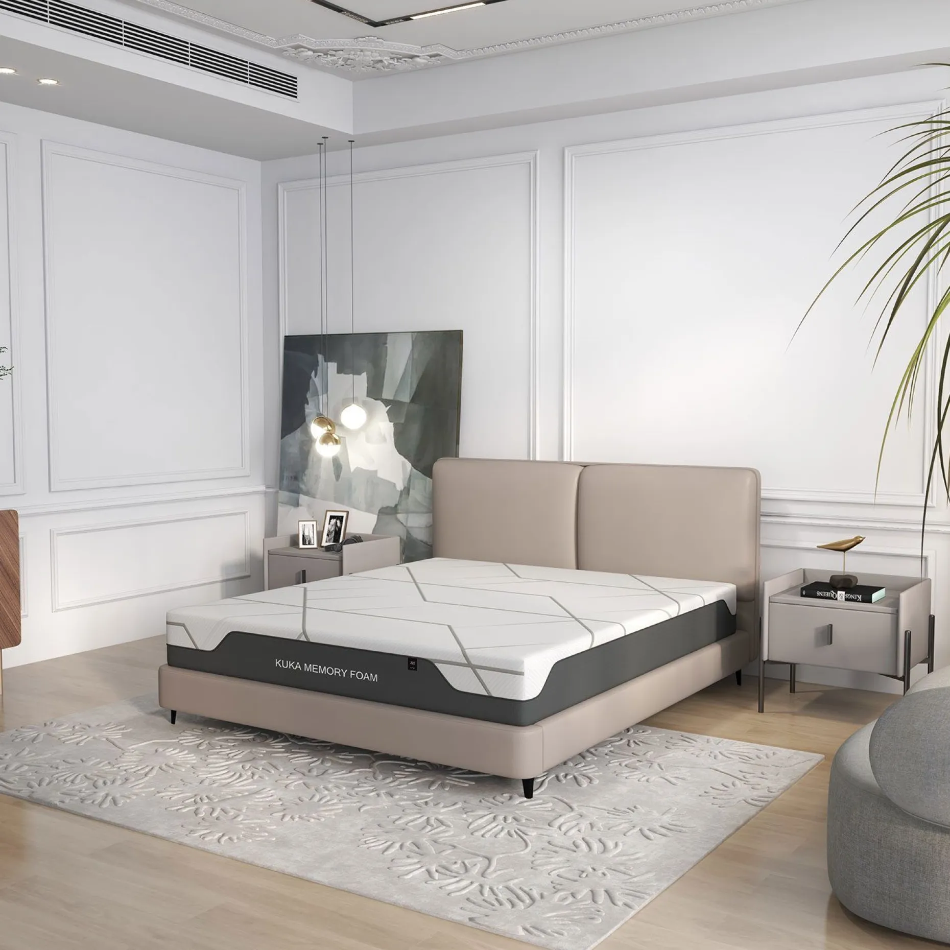 Skummadrass Kuka memory foam 160x200x20 cm