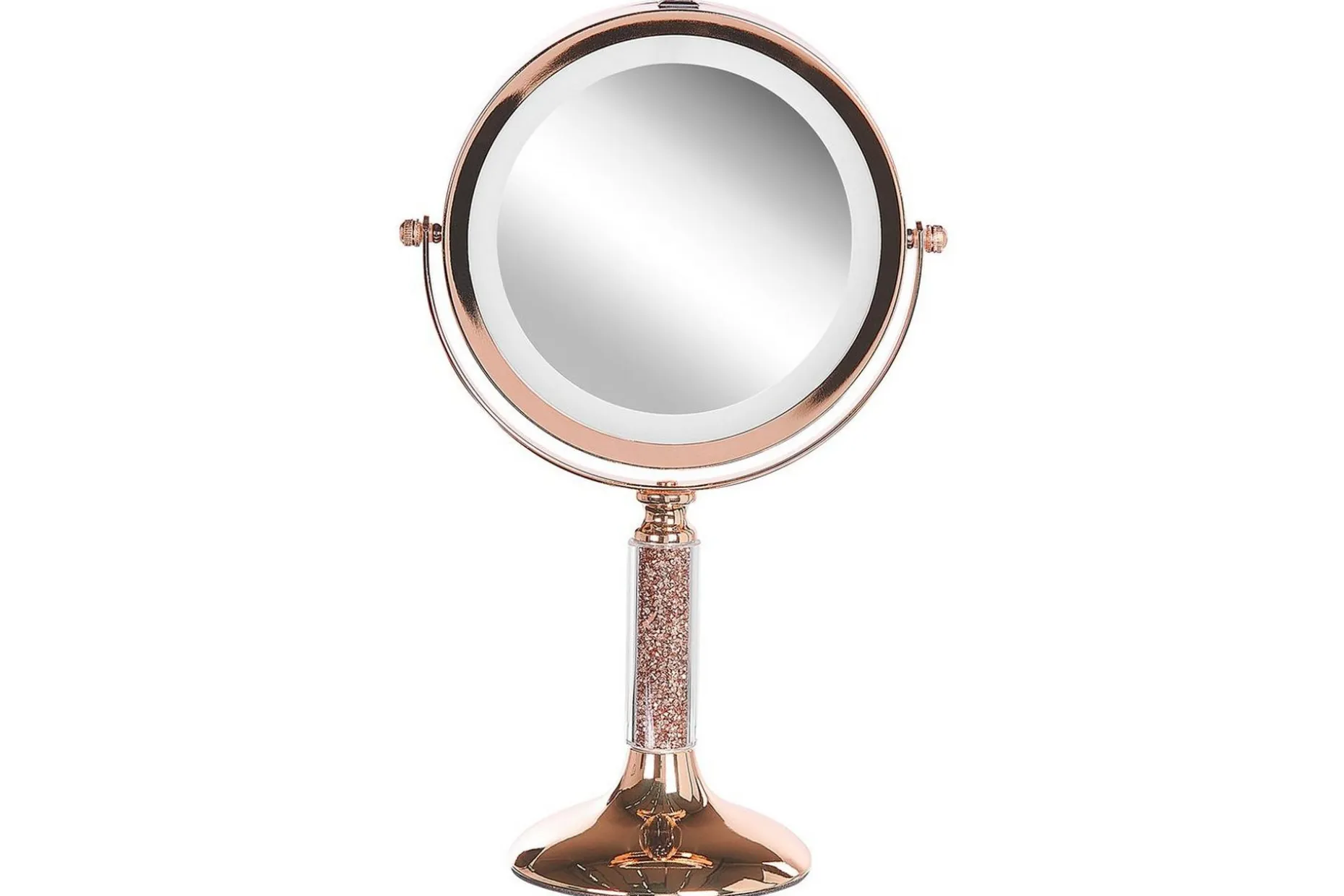 Sminkspegel Beliani Baixas Guld/svart Rose||GOLD