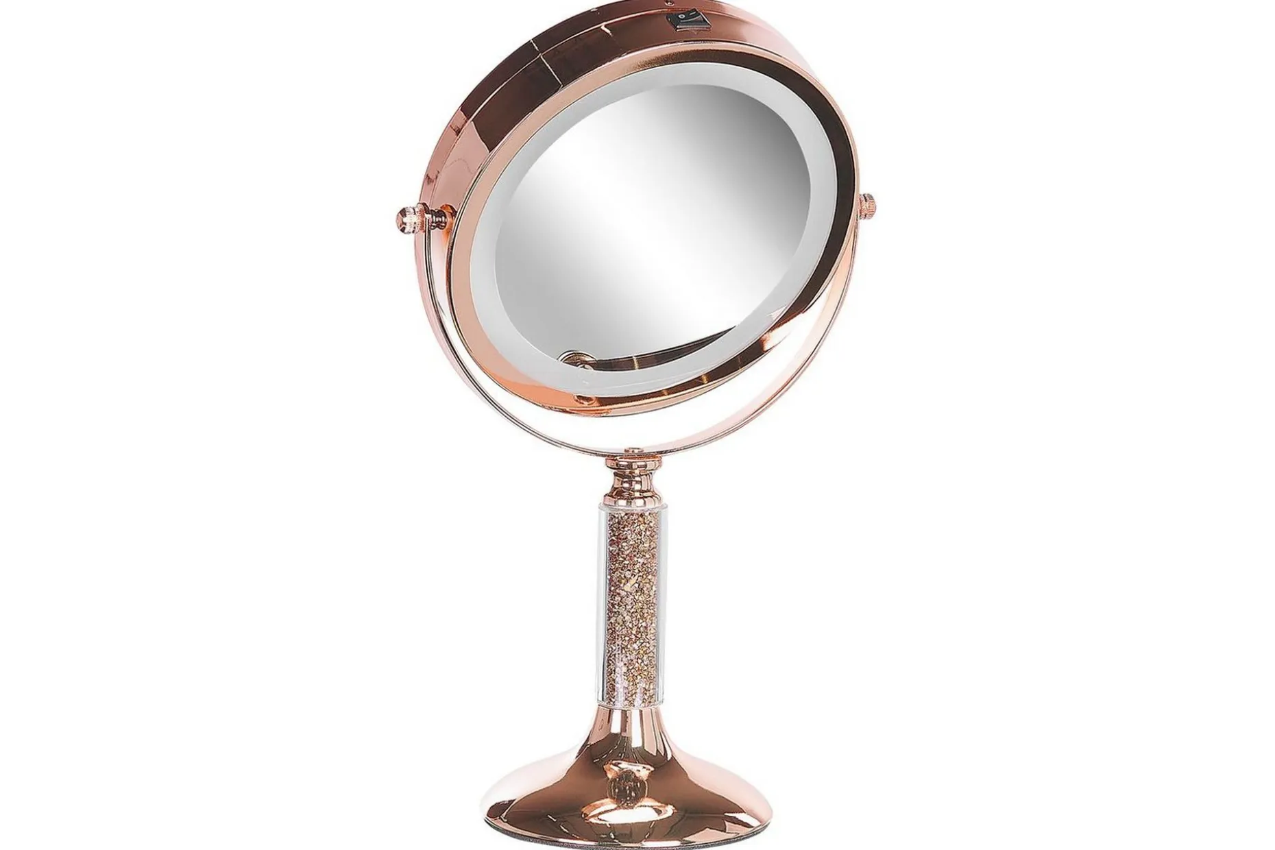 Sminkspegel Beliani Baixas Guld/svart Rose||GOLD