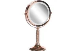 Sminkspegel Beliani Baixas Guld/svart Rose||GOLD