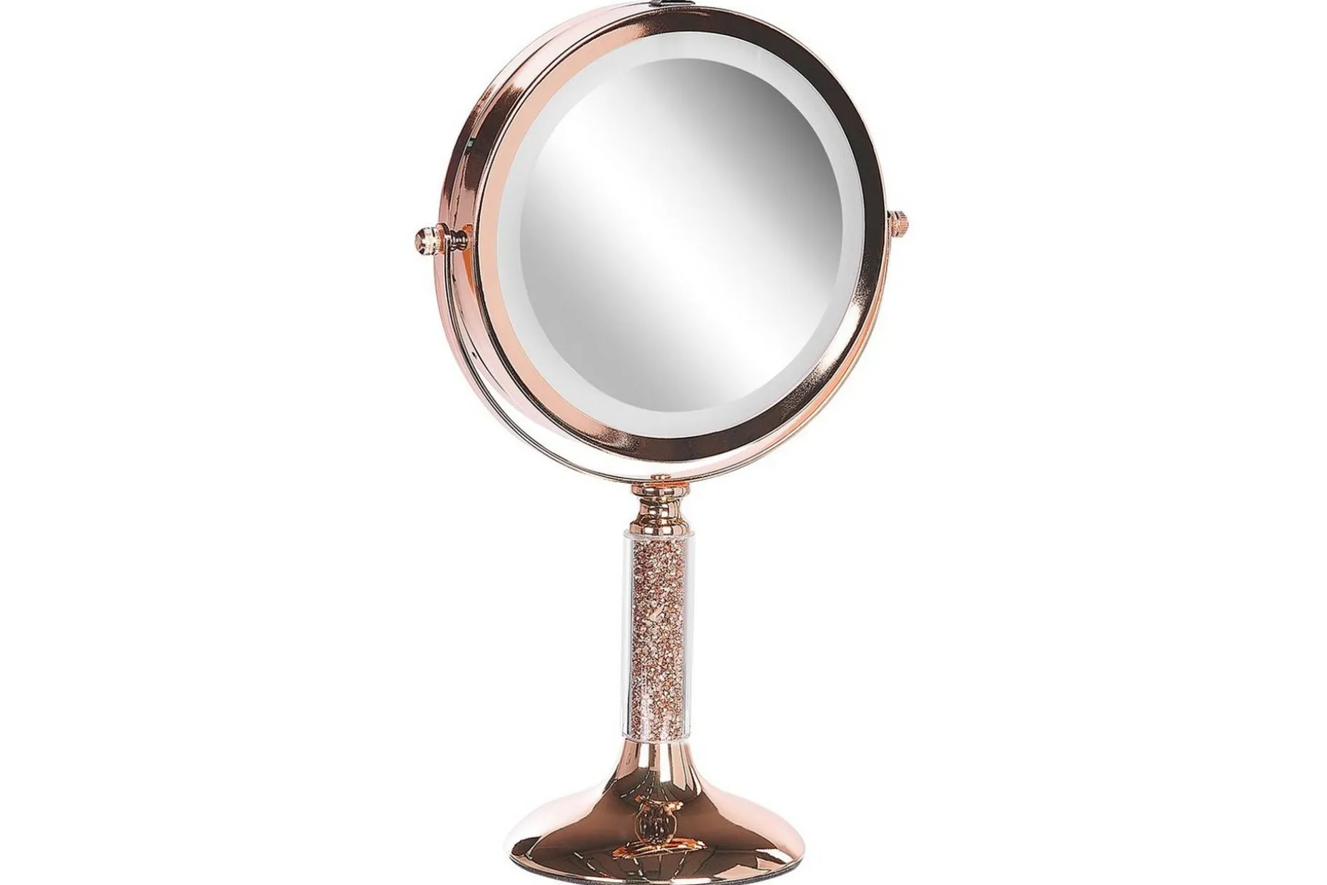 Sminkspegel Beliani Baixas Guld/svart Rose||GOLD