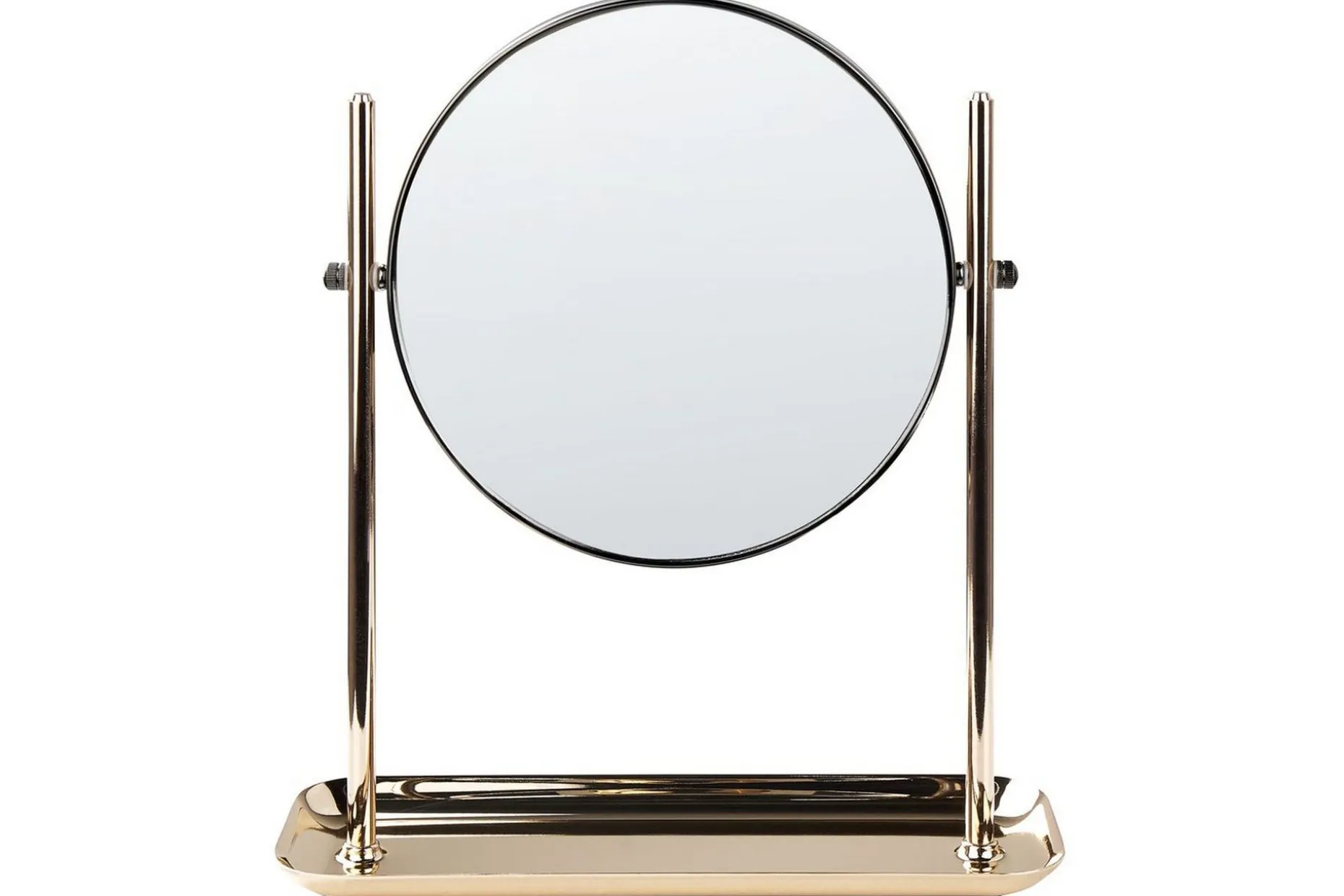 Sminkspegel Beliani Finistere GOLD||Black
