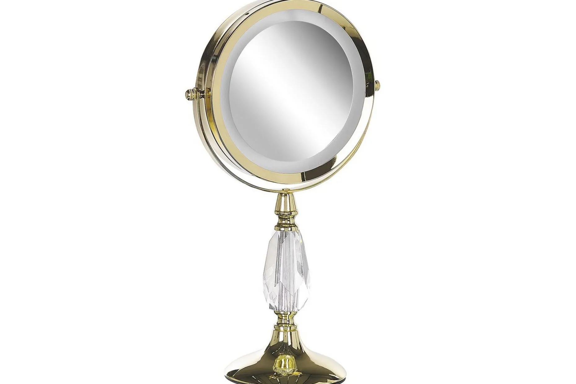 Sminkspegel Beliani Maury Guld GOLD VALUE_MISSING_2