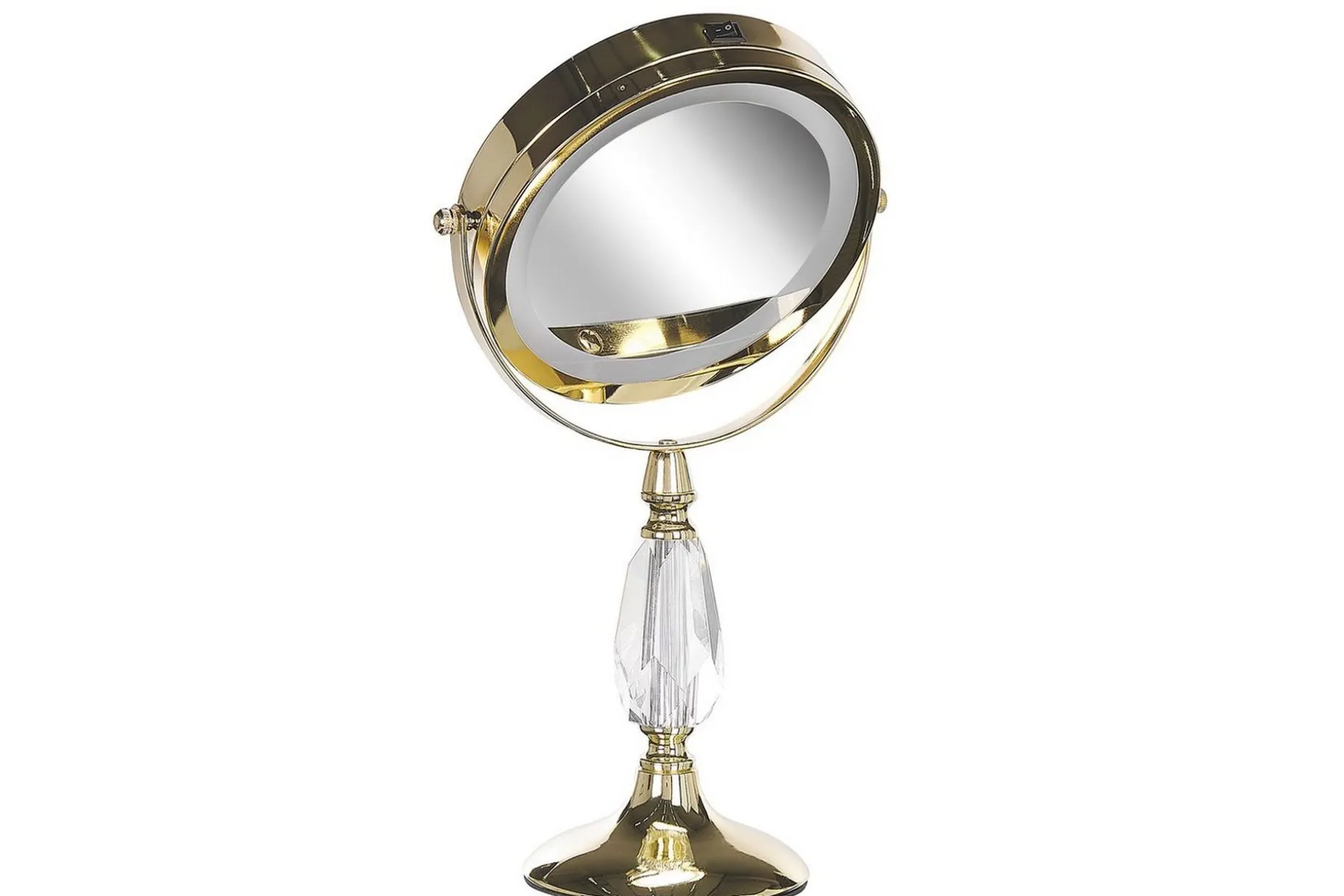 Sminkspegel Beliani Maury Guld GOLD VALUE_MISSING_2