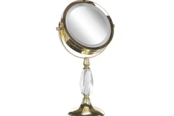 Sminkspegel Beliani Maury Guld GOLD VALUE_MISSING_2