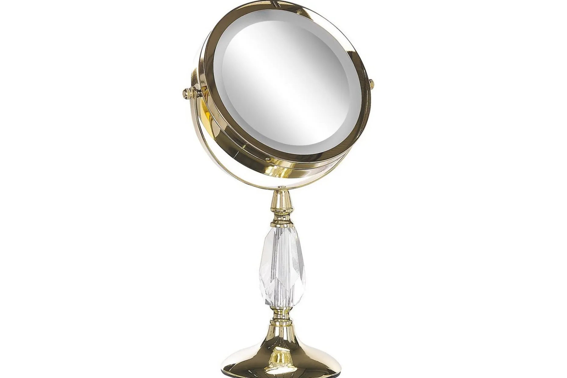 Sminkspegel Beliani Maury Guld GOLD VALUE_MISSING_2