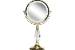 Sminkspegel Beliani Maury Guld GOLD VALUE_MISSING_2