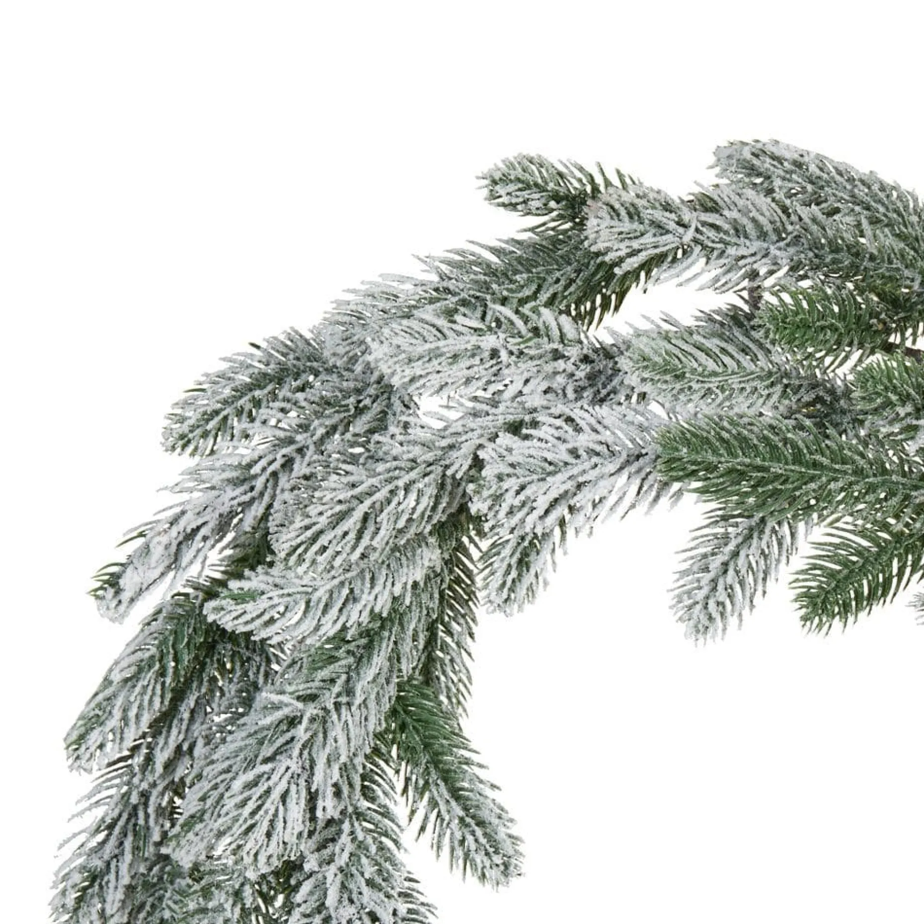Snødekt julekrans Albini