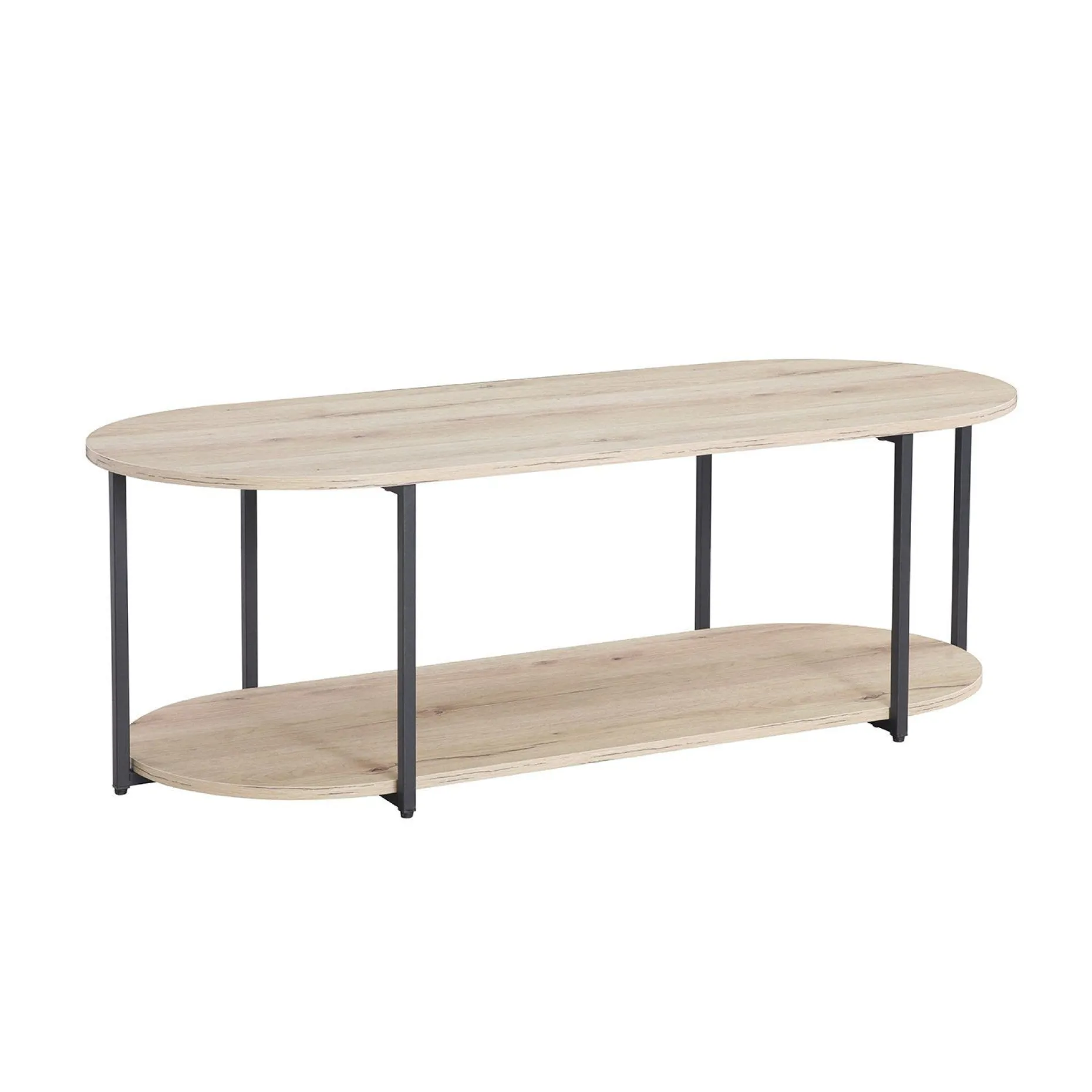 Sofabord HOME4YOU Hannes 120x52x40 cm rustikk melamin