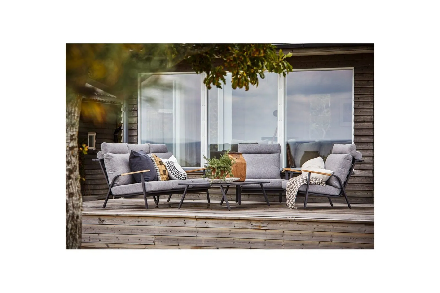 Sofa Hillerstorp Kungshult 3-seter Grå