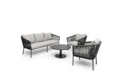 Sofa Hillerstorp Lersund Svart/Grå