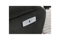 Sofa 2-seter Lannilis Antrasitt, Stoff/tre/metall