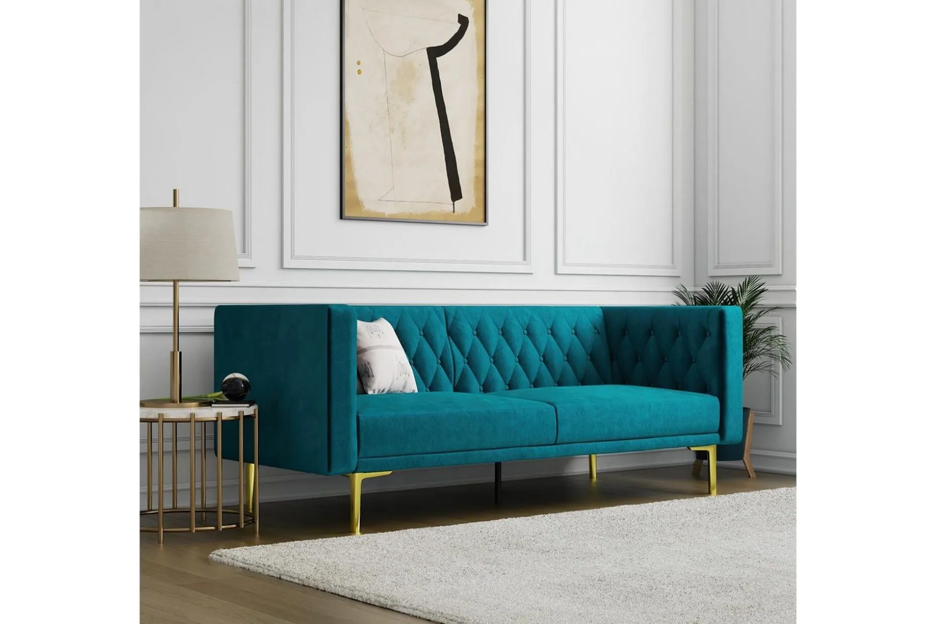 Sofa 2-seter Marseille Smaragdgrønn