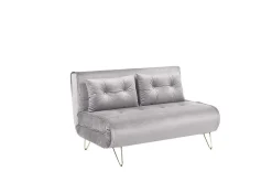 Sofa 2-seters Fløyel grå VESTFOLD