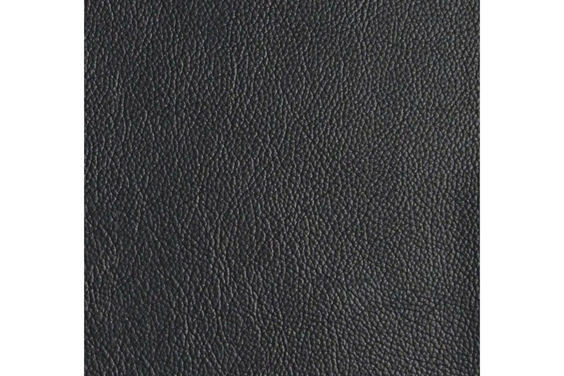 Sofa 2-seter Southbrook Svart, Ekte skinn/PU/Tre/Metall, Manuell hvilestol