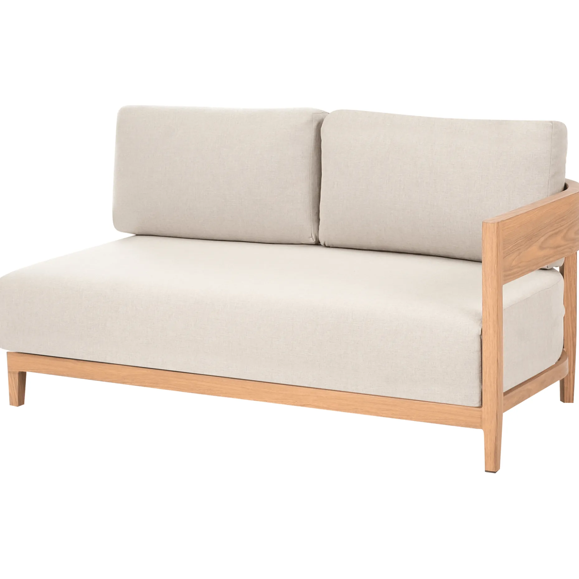Sofa utendørs med bord 2-seter Sampieri
