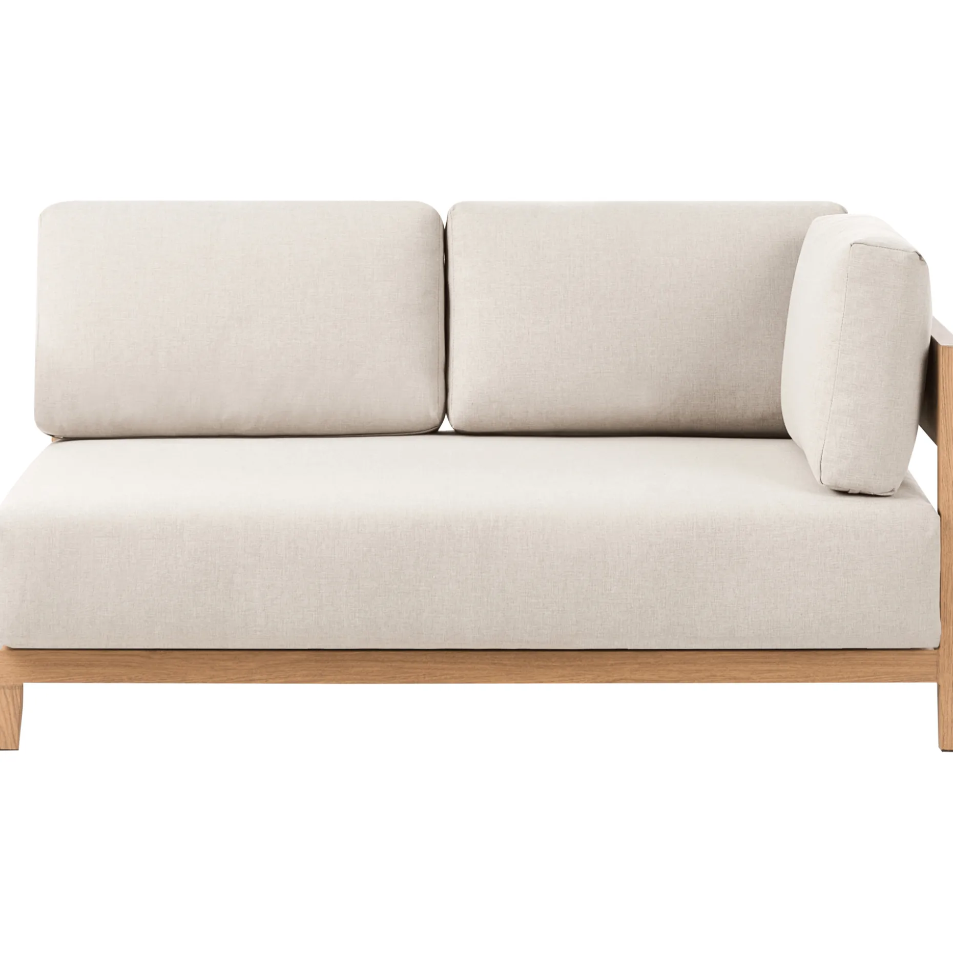 Sofa utendørs med bord 2-seter Sampieri