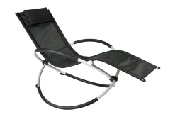Solstol FUN 145x77x86cm Sølv/Svart
