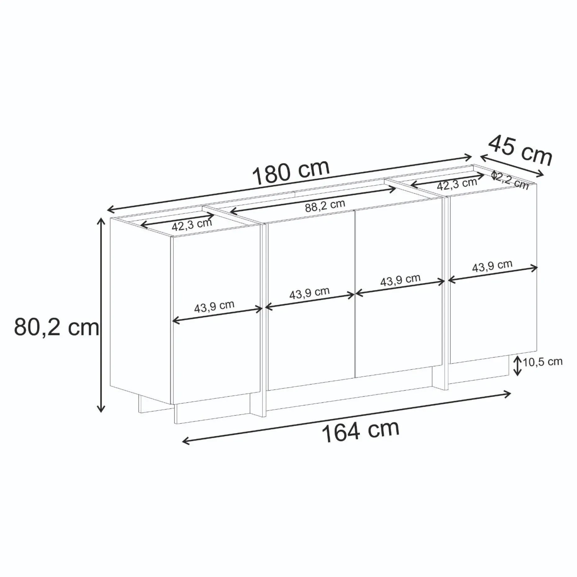 Sorlan Konsollbord 180 cm