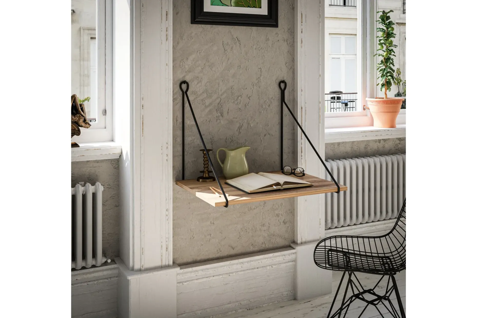 Sotinge Veggskrivebord 70 cm