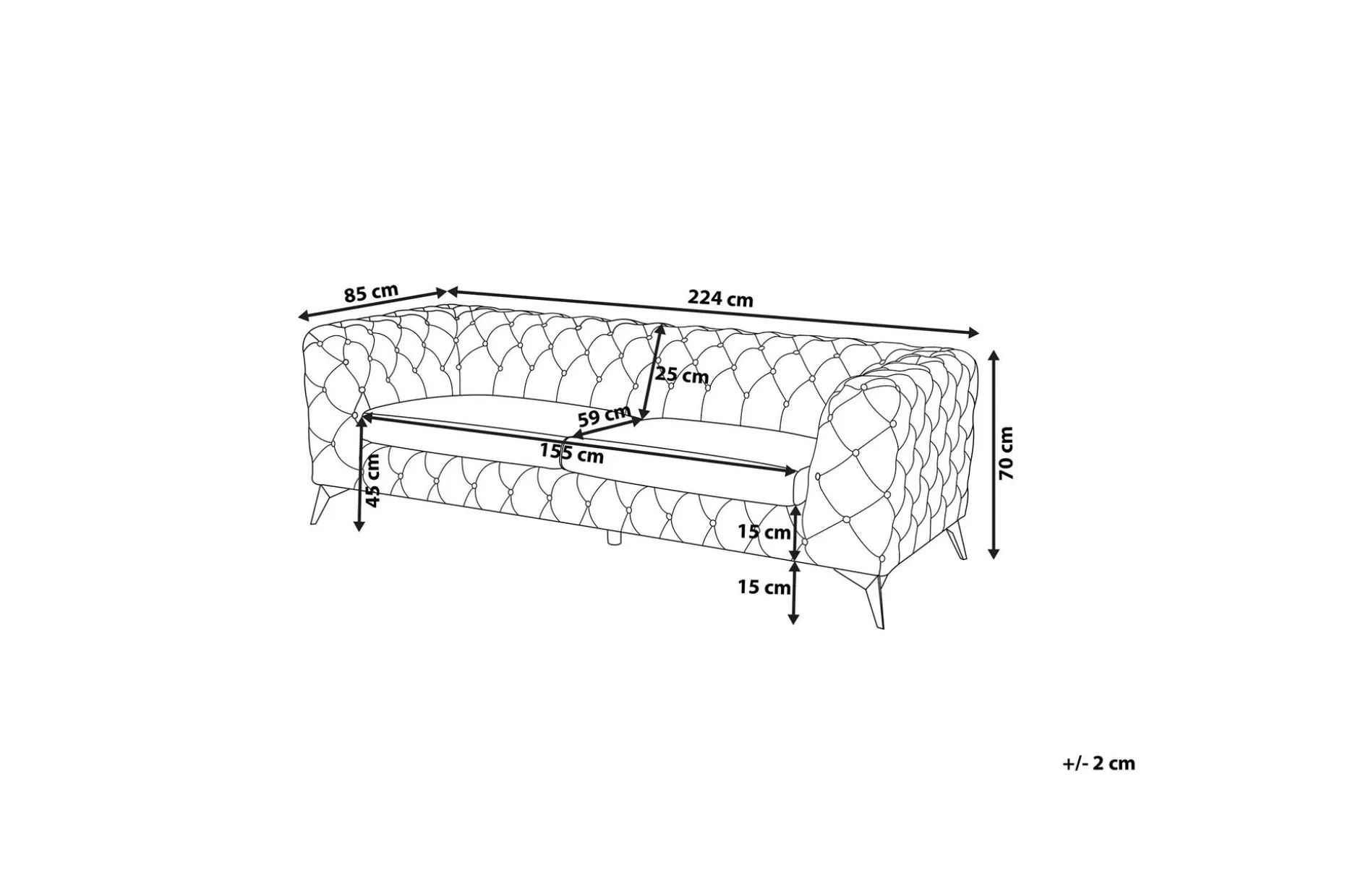 Sotra Sofa 2-4 Seter