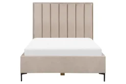 Soveromssett Sezanne Grå/Beige/Svart, 140x200 cm, Fløyel