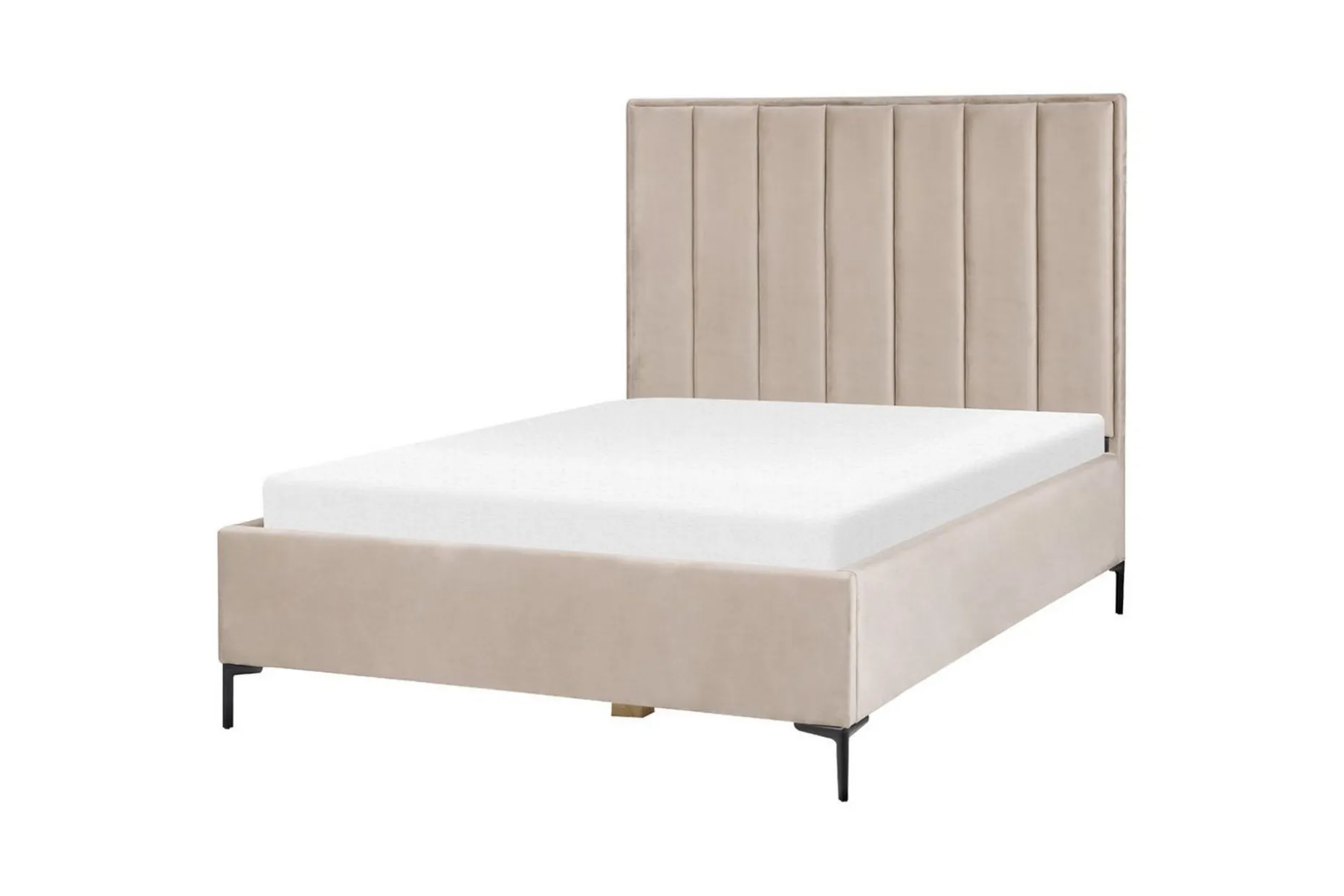 Soveromssett Sezanne Grå/Beige/Svart, 140x200 cm, Fløyel