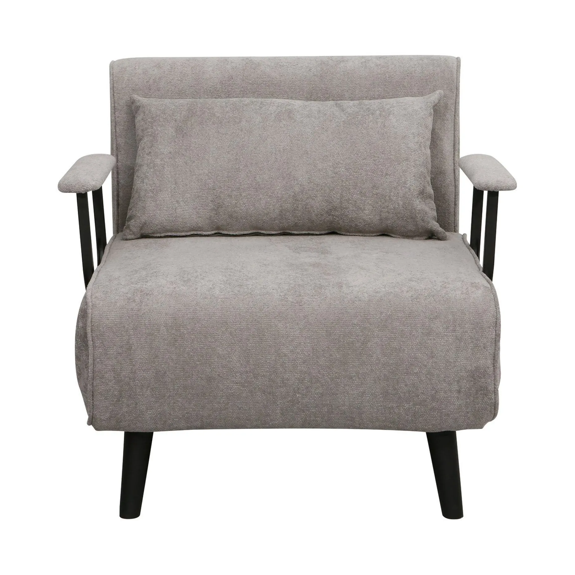 Sovesofa-lenestol HOME4YOU Hannes 76,5x84x81 cm grå