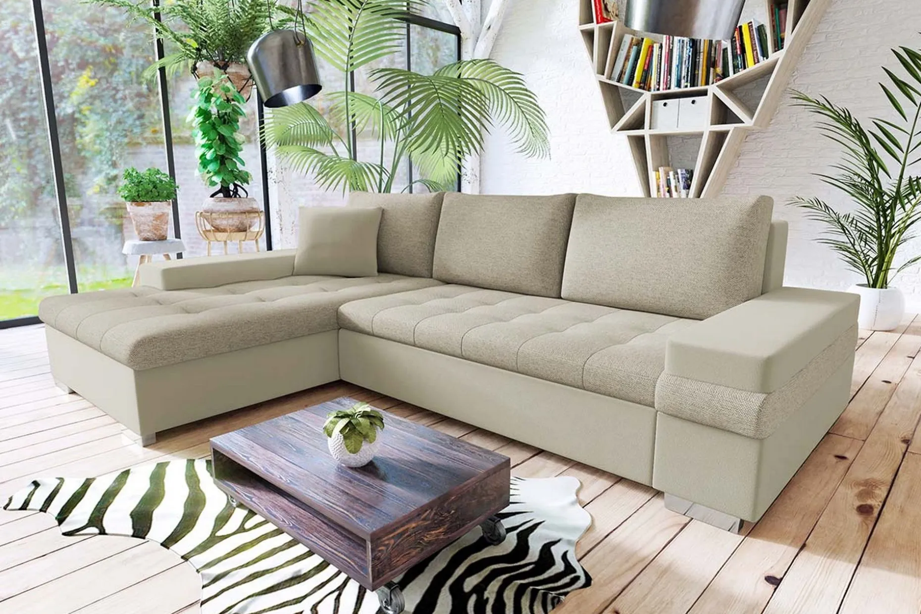 Sovesofa med divan